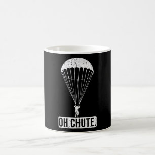 Caneca De Café Parachute Skydiving Oh Chute