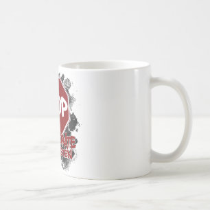 Caneca De Café Parada! Colabore e escute