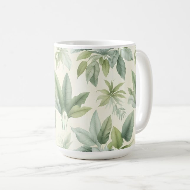 Caneca De Café Paradise Palms (Frente Esquerda)