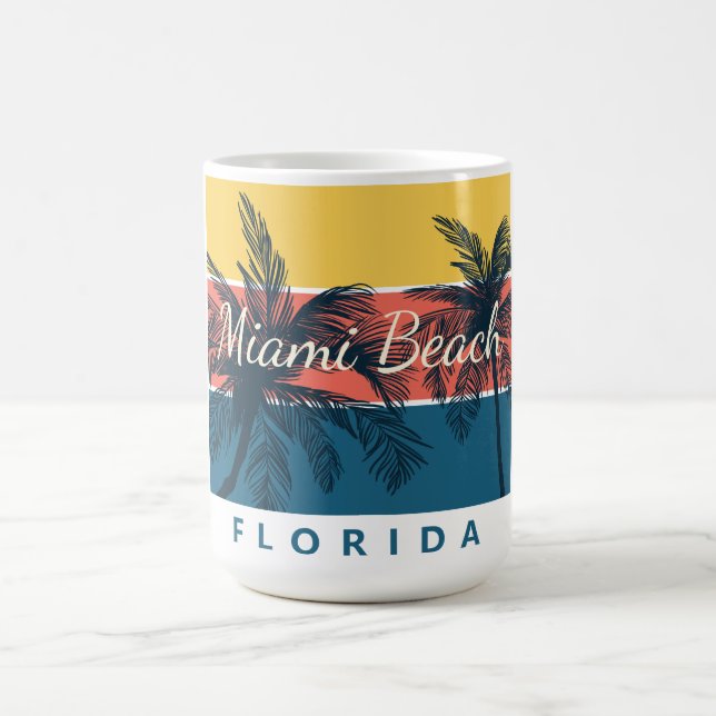 Caneca De Café Paraíso do Surf Miami Beach Flórida (Centro)