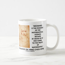 Caneca De Café Paraíso dos mecânicos de citações das ciências