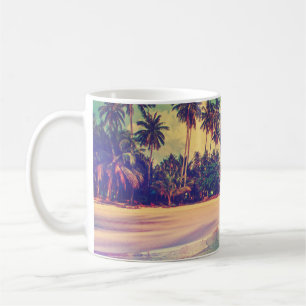 Caneca De Café Paraíso tropical: mar, hotel, praia.
