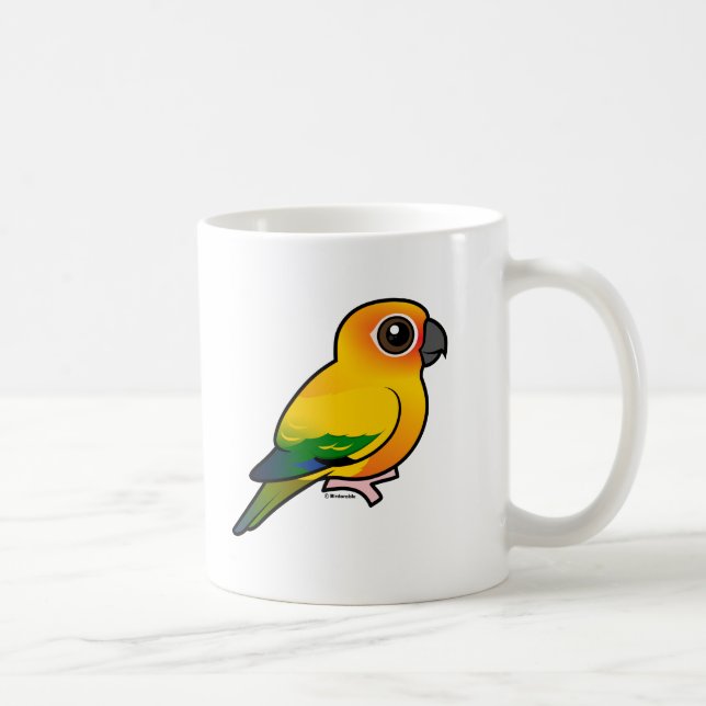 Caneca De Café Parakeet de Birdorable Sun (Direita)