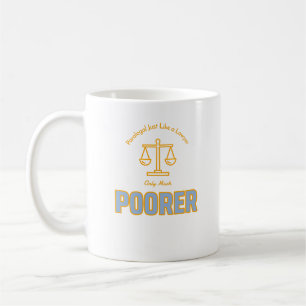 Caneca De Café Paralegal, como um advogado, é muito pobre