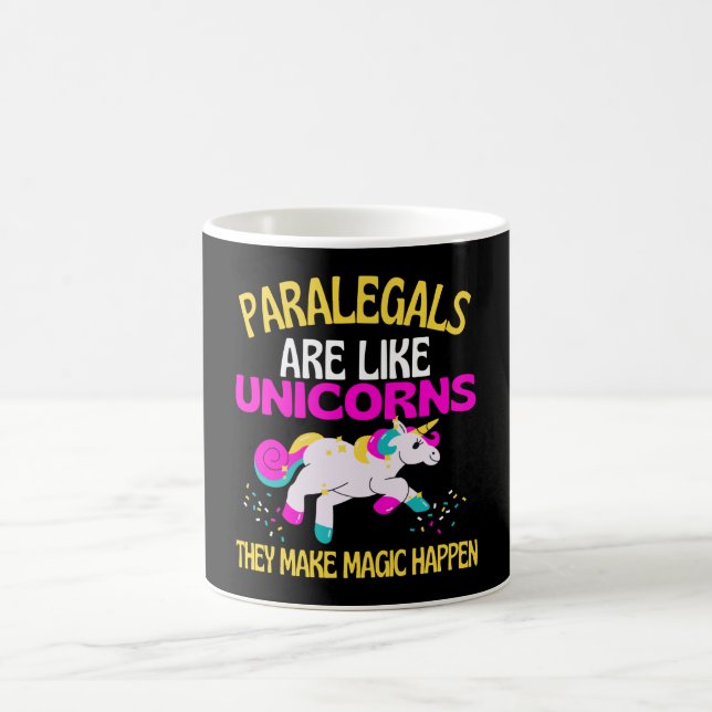 Caneca De Café Paralegal Unicorn, Magical Unicorn Lawyer (Centro)