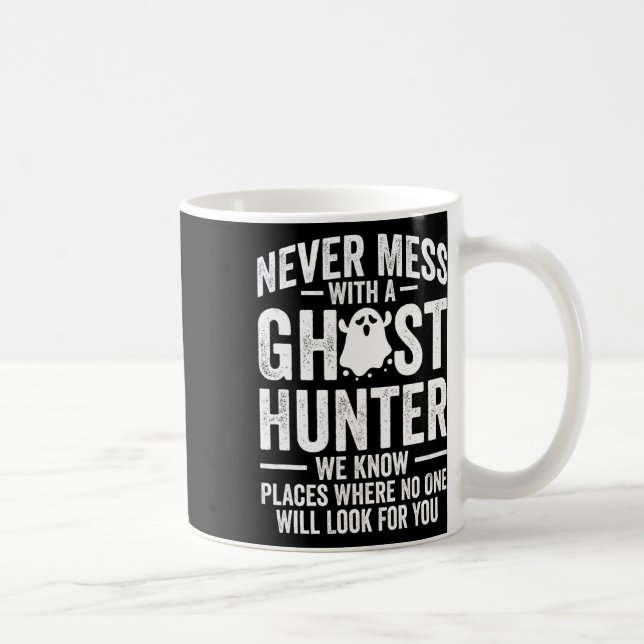 Caneca De Café Paranormal Caça Ghost Hunter Aventuras 1 (Direita)