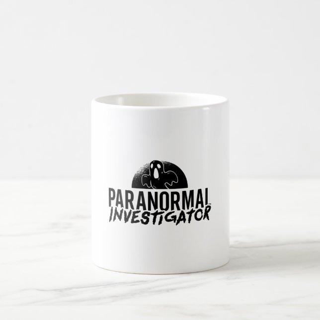 Caneca De Café Paranormal Investigador Fantasma Hunter Ghost Hunt (Centro)