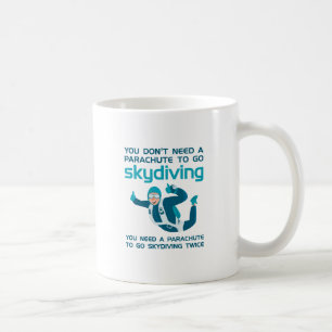 Caneca De Café Paraquedismo