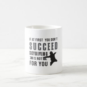 Caneca De Café Paraquedismo paraquedista Ideia de um presente eng