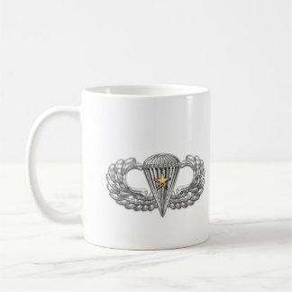 Caneca De Café Paraquedista Básico do Exército com Combate Star