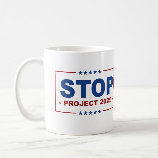CANECA DE CAFÉ PARAR PROJETO 2025 (Esquerda)