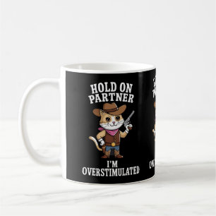 Caneca De Café Parceiro de Espera, estou super estimulado
