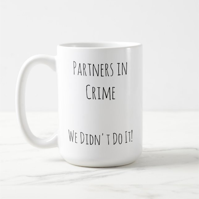 Caneca De Café Parceiro de Fotografia em crime (Esquerda)