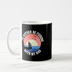 Caneca De Café Parceiros de Pesca Pai Filha Pescador Filha