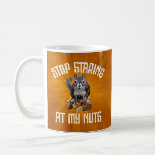 Caneca De Café Pare de olhar para meus Loucos - engraçado amor de
