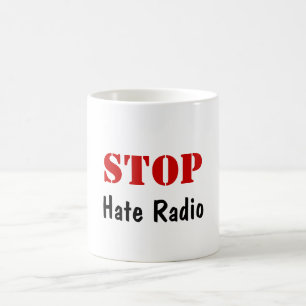 Caneca De Café PARE o rádio do ódio