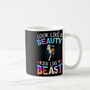 Caneca De Café Pareça Beleza Chute Como Camiseta de Besta Feminin