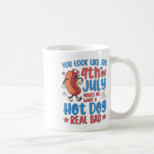 Caneca De Café Parece Que 4 De Julho Me Faz Querer Um Cachorro Qu