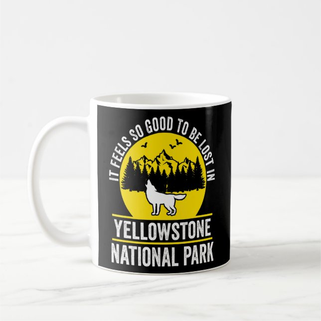 Caneca De Café Parece que Yellowstone Park Yellowstone Park (Esquerda)