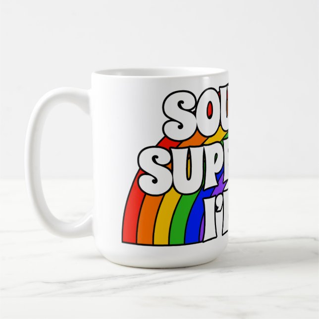 Caneca De Café Parece super Gay. Estou dentro. (Esquerda)