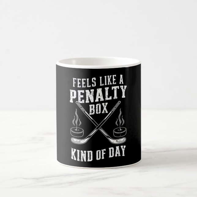 Caneca De Café Parece Um Dia De Caixa De Penalidade De Hóquei (Centro)