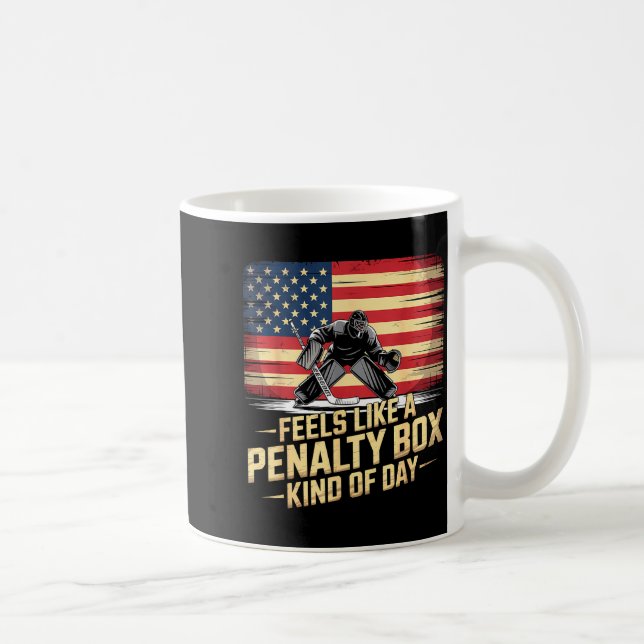 Caneca De Café Parece Um Dia De Caixa De Penalidade Engraçado De  (Direita)