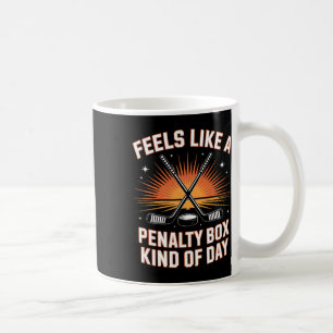 Caneca De Café Parece Um Dia De Caixa De Penalidade Tipo De Hóque