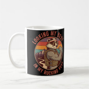 Caneca De Café Parecendo o Melhor na Minha Camisa de Rucking