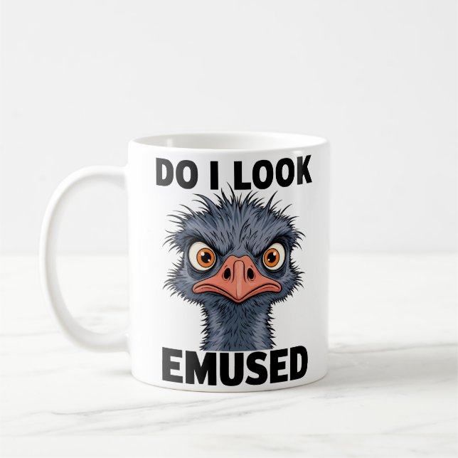 Caneca De Café pareço entretido (Esquerda)