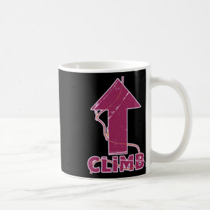 Caneca De Café Parede de Escalada Corda e Quickdraws
