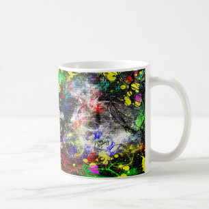 Caneca De Café Parede de tijolo dos grafites