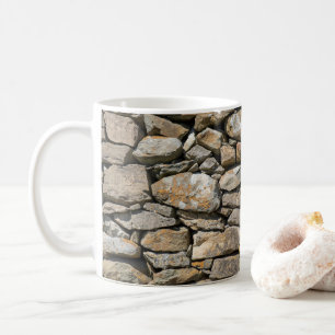 Caneca De Café Parede Pedra