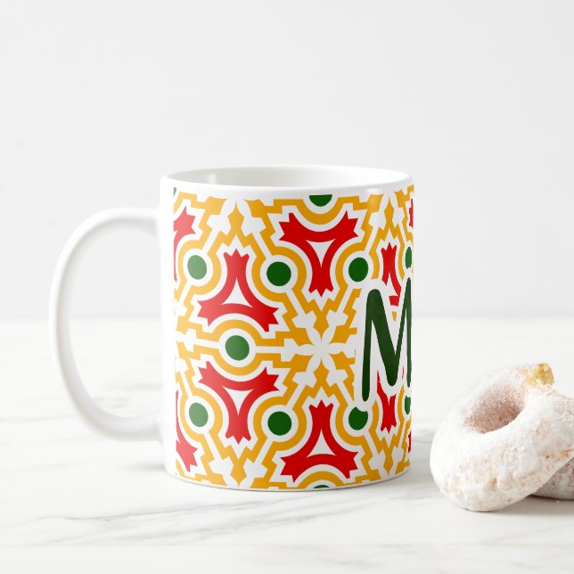 Caneca De Café paredes da rua de Málaga 1 (Com Donut)