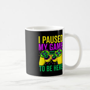 Caneca De Café Parei Meu Jogo Para Estar Aqui Miçangas De Jogo De