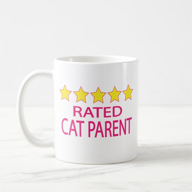 Caneca De Café Parente de Cat Cinco Estrelas (Esquerda)