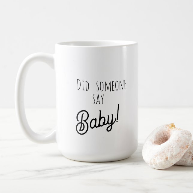 Caneca De Café Parents-to-be Faux Lace (Com Donut)