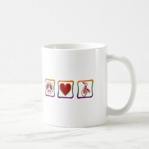 Caneca De Café Pares arco-íris saxófonos