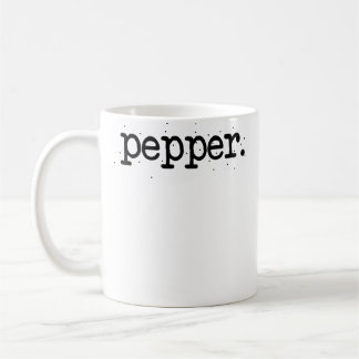 Caneca De Café Pares de Halloween Correspondentes Sal E Pimenta F