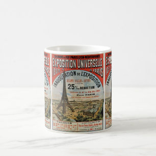 Caneca De Café Paris 1889 - Expostion Weltausstellung Universal