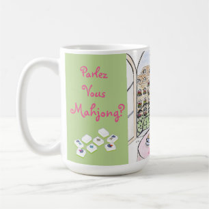 Caneca De Café Paris Caprichoso e Torre Eiffel MAHJONG