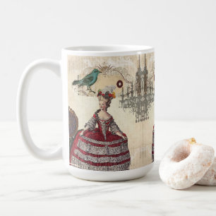 Caneca De Café Paris Chandelier Vintage França Marie Antonieta