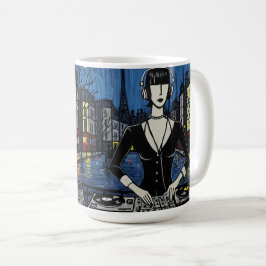 Caneca De Café Paris DJ Art Collection(クラブカルチャー × パリ アートシリーズ)