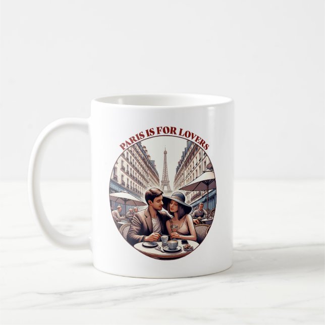 Caneca De Café Paris é para Amantes (Esquerda)