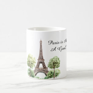 Caneca De Café Paris é Sempre Uma Boa Ideia Torre Eiffel