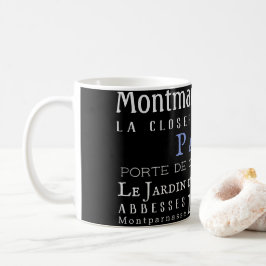Caneca De Café Paris e seus marcos