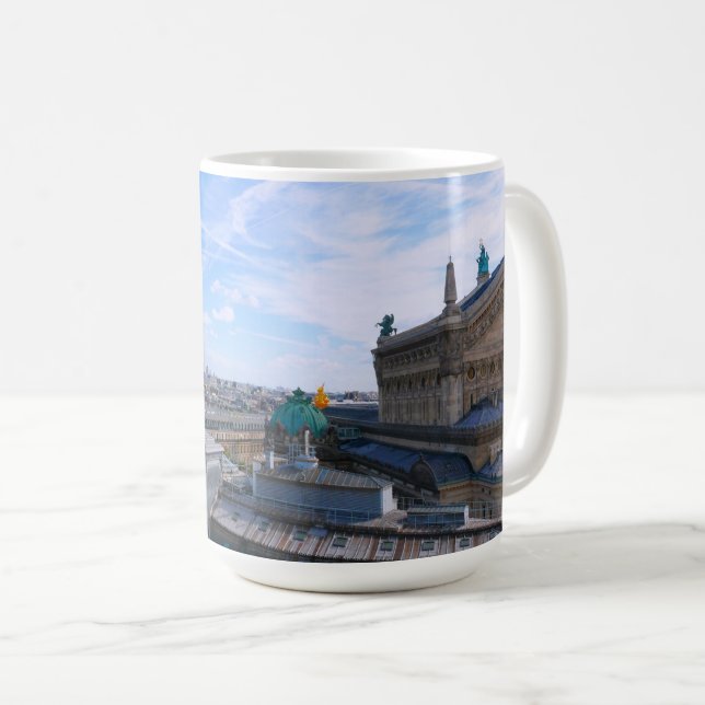 Caneca De Café Paris. França. Palais Garnier (Frente Esquerda)