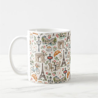 Caneca De Café Paris Icons Chic Design