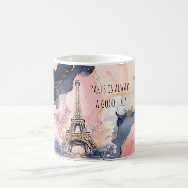 Caneca De Café Paris is Always A Good Idea Eiffel Tower Roses (Centro)