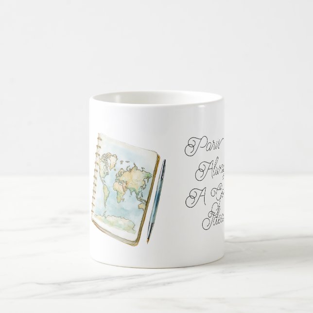 Caneca De Café Paris is Always A Good Idea Travel Notebook (Centro)