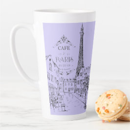 Caneca de Café Paris Latte